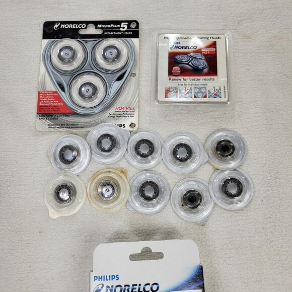 Norelco Shaving Heads Genuine Replacement For Shaver Razor Series Lots Mens - Picture 7 of 9